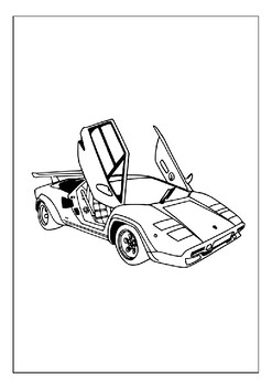 130+ Lamborghini Coloring Pages 117