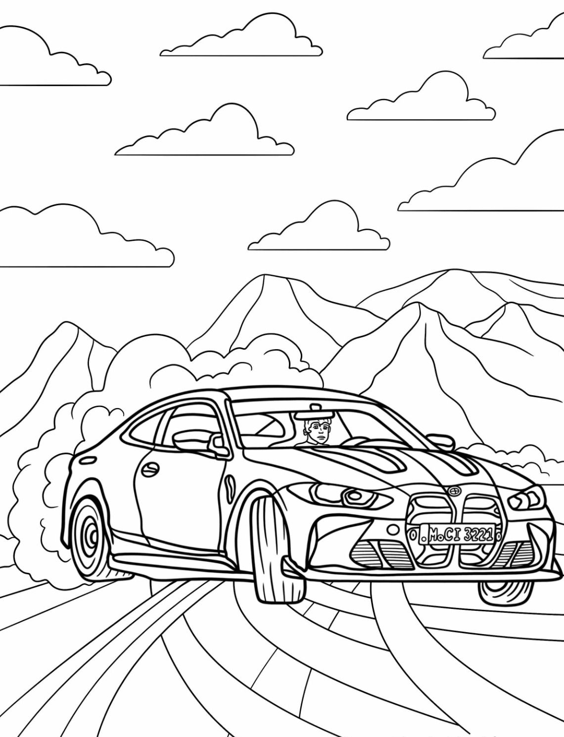 130+ Lamborghini Coloring Pages 13