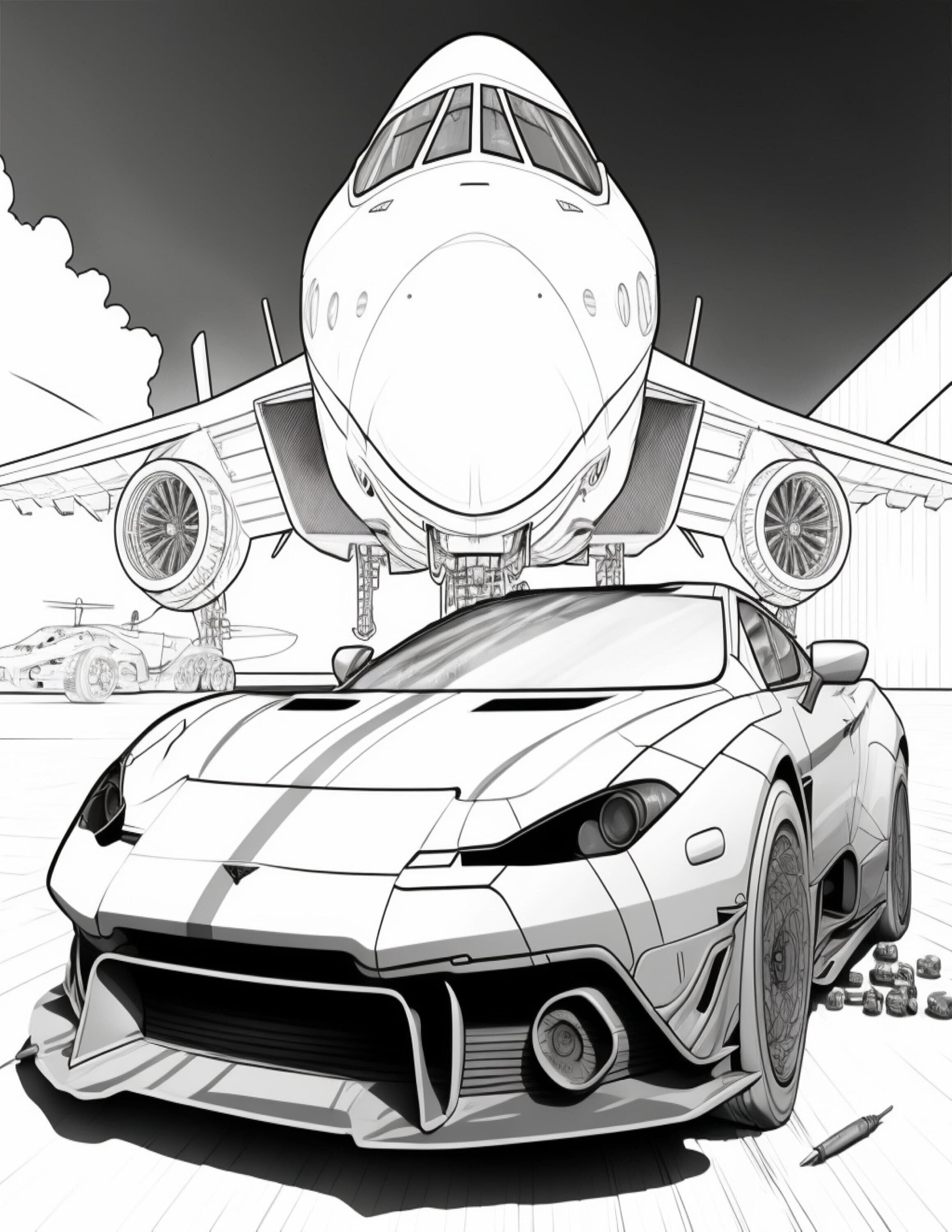 130+ Lamborghini Coloring Pages 2