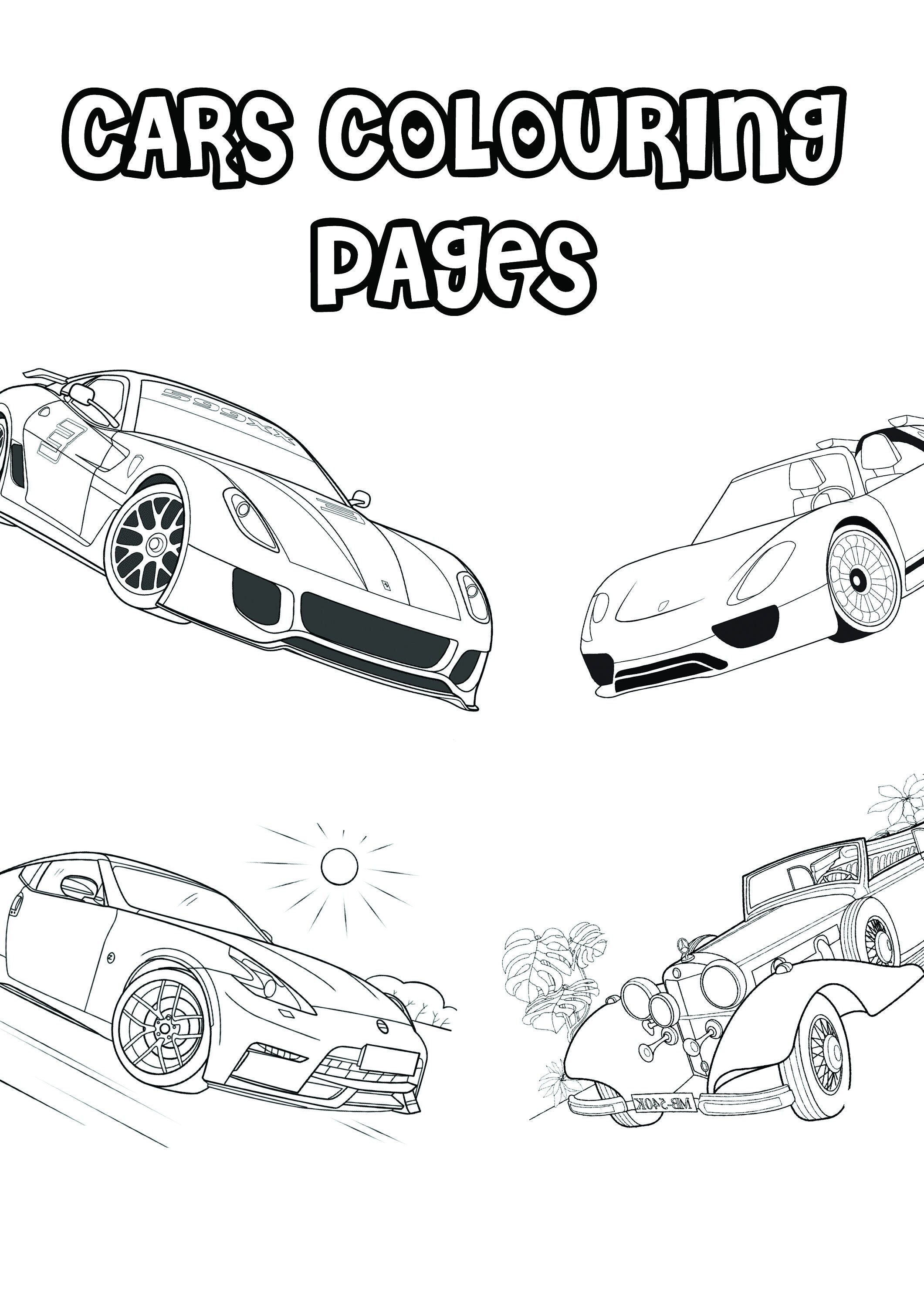 130+ Lamborghini Coloring Pages 4