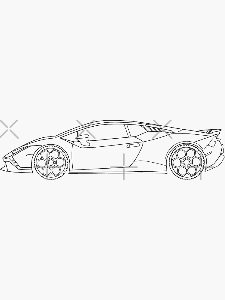 130+ Lamborghini Coloring Pages 44