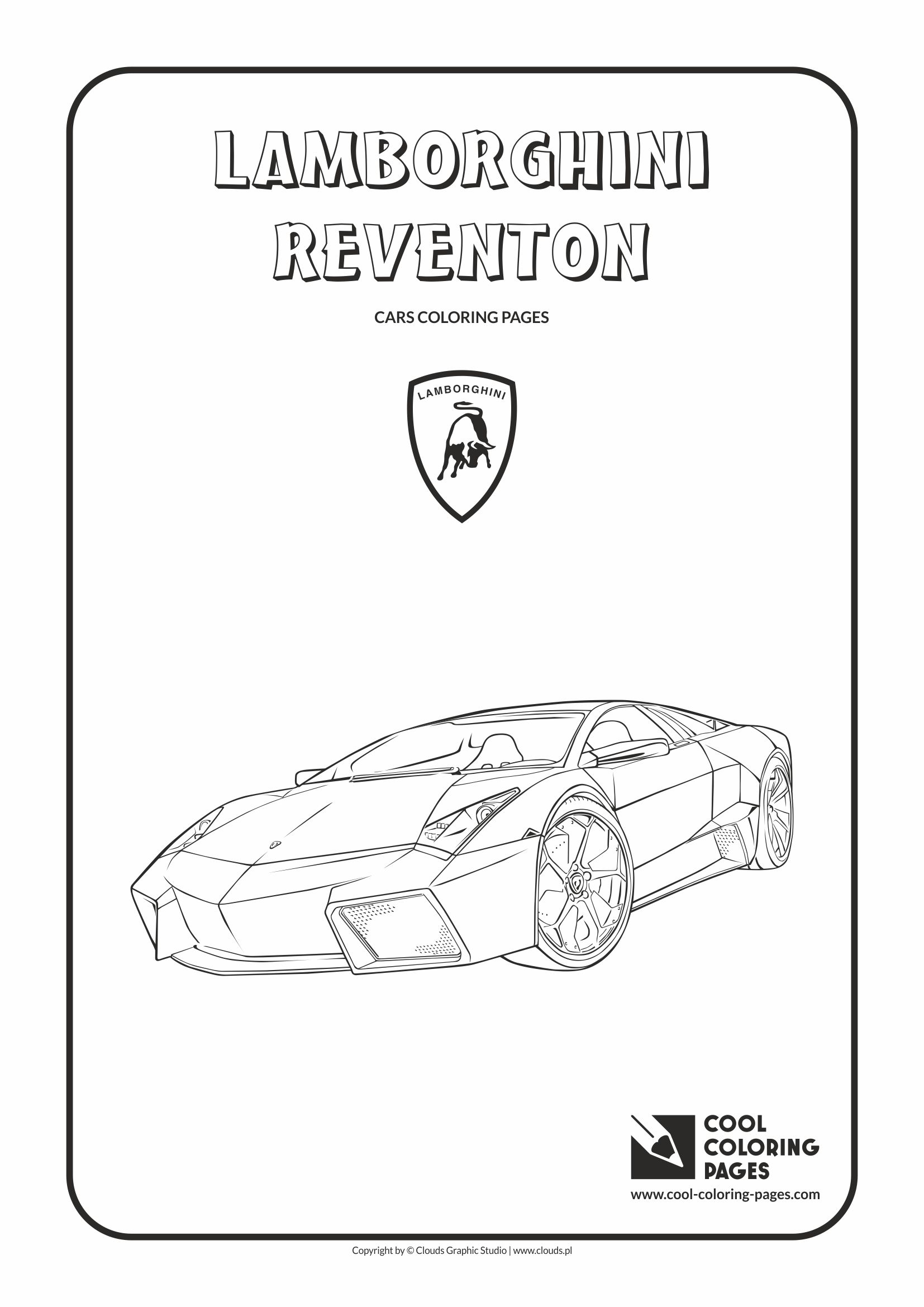 130+ Lamborghini Coloring Pages 5