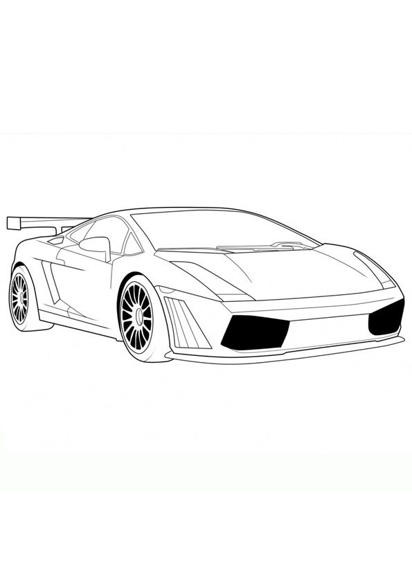 130+ Lamborghini Coloring Pages 60