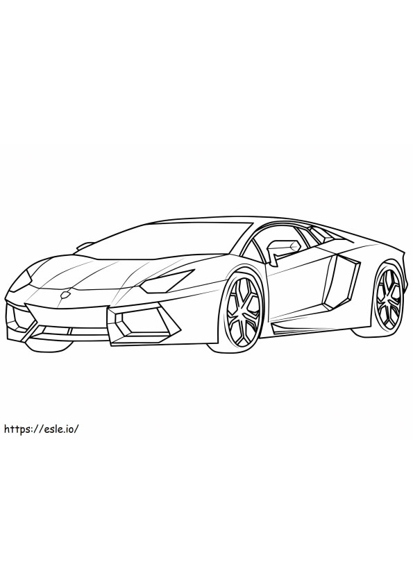 130+ Lamborghini Coloring Pages 62