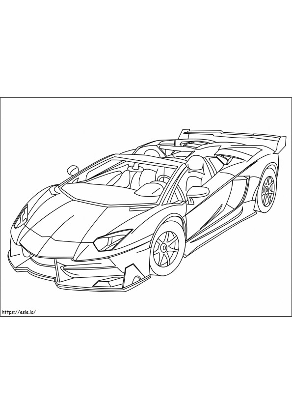 130+ Lamborghini Coloring Pages 64