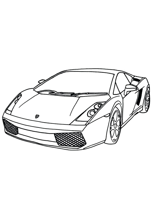 130+ Lamborghini Coloring Pages 66