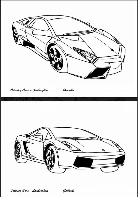 130+ Lamborghini Coloring Pages 74