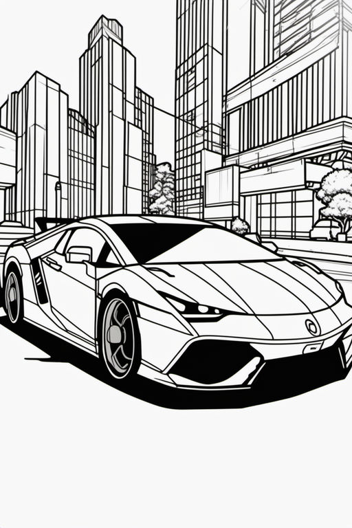 130+ Lamborghini Coloring Pages 83