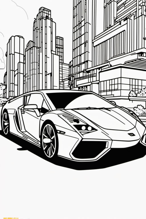 130+ Lamborghini Coloring Pages 89