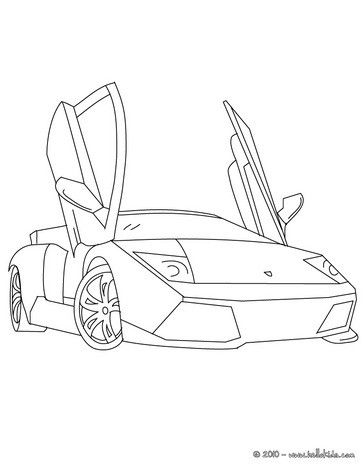 130+ Lamborghini Coloring Pages 93