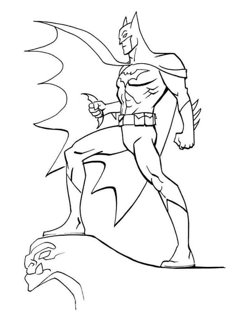 140+ Batman Coloring Pages 10