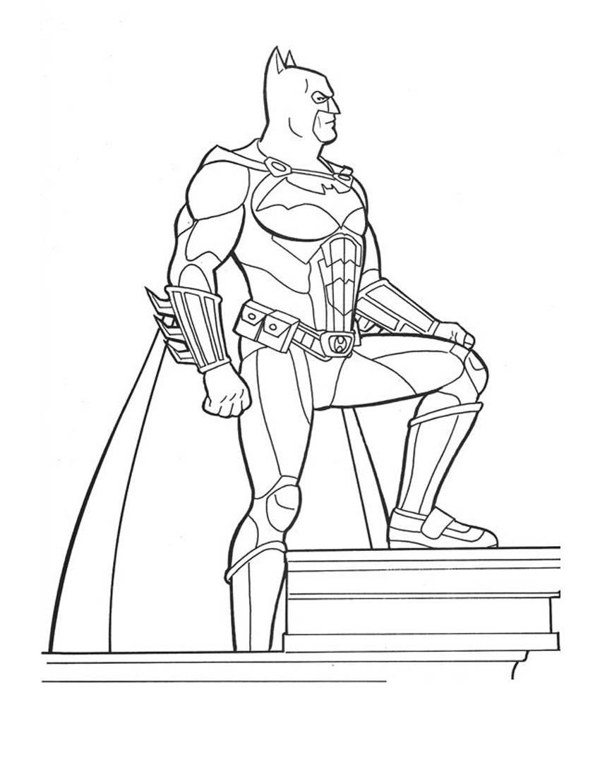 140+ Batman Coloring Pages 107