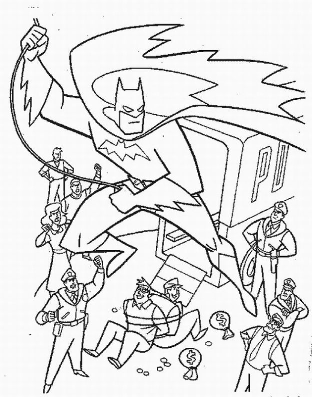 140+ Batman Coloring Pages 109