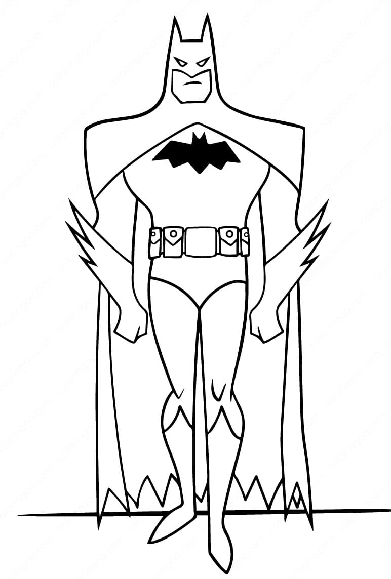 140+ Batman Coloring Pages 11