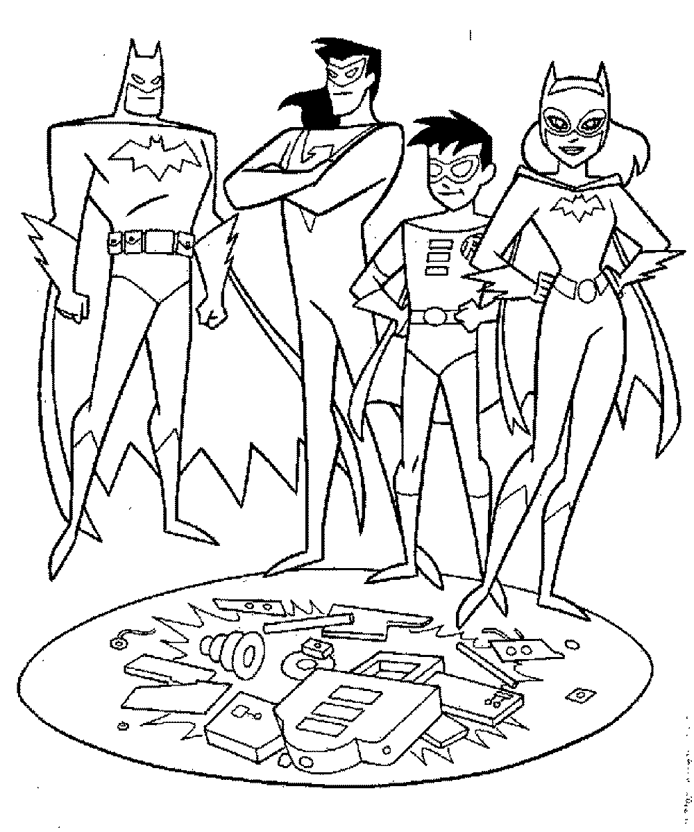 140+ Batman Coloring Pages 119