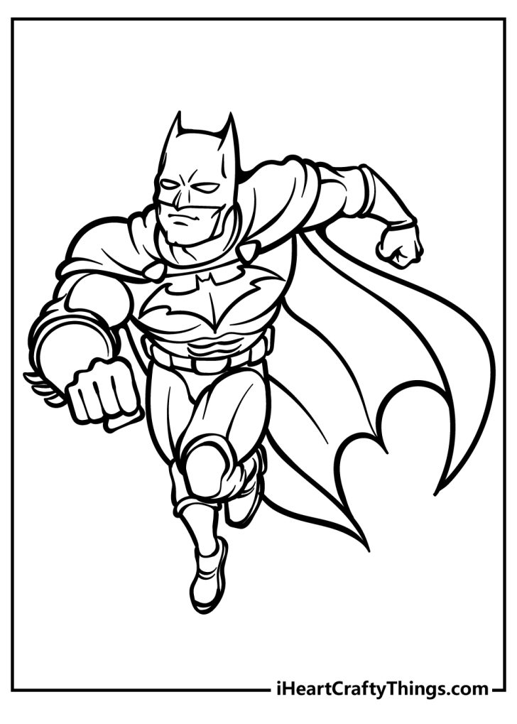 140+ Batman Coloring Pages 126