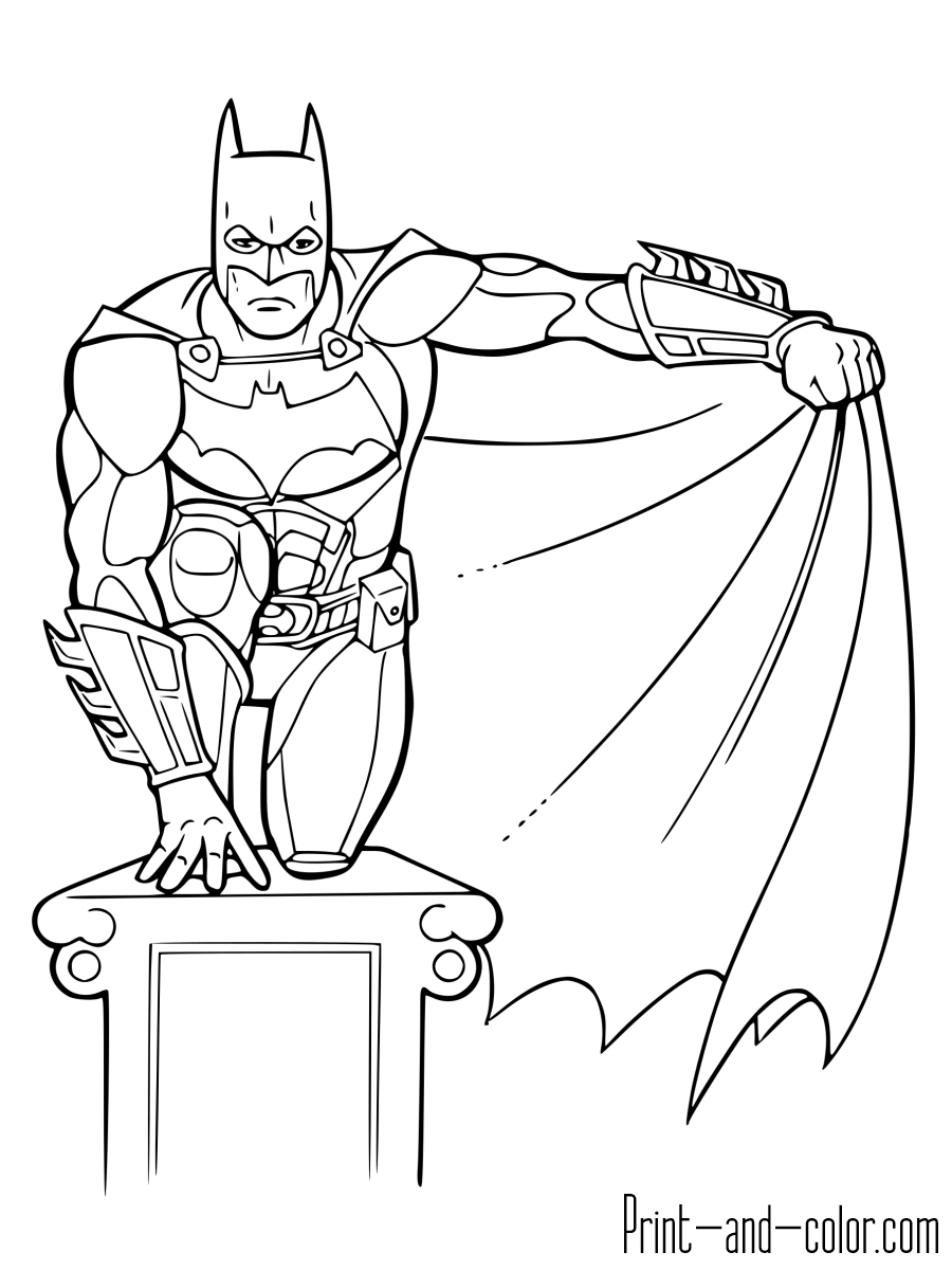 140+ Batman Coloring Pages 130