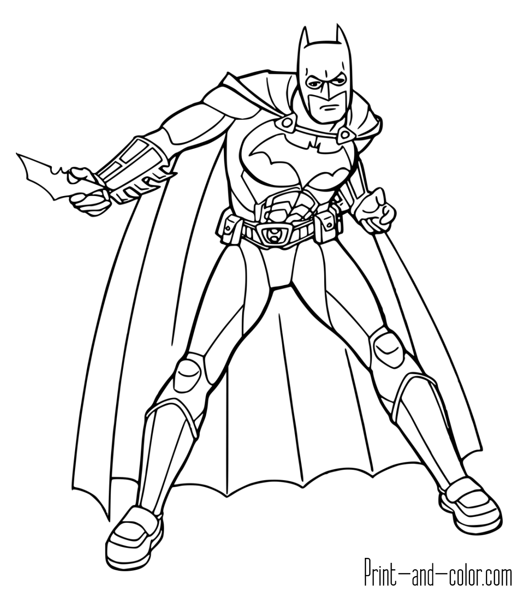 140+ Batman Coloring Pages 131