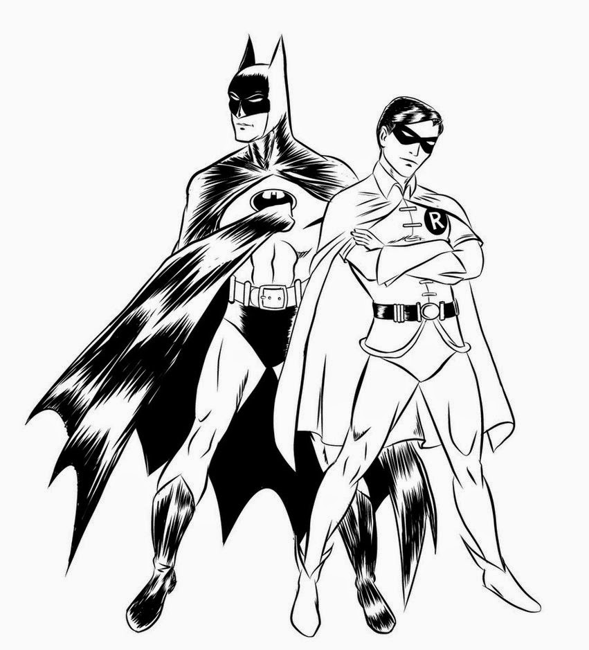 140+ Batman Coloring Pages 132