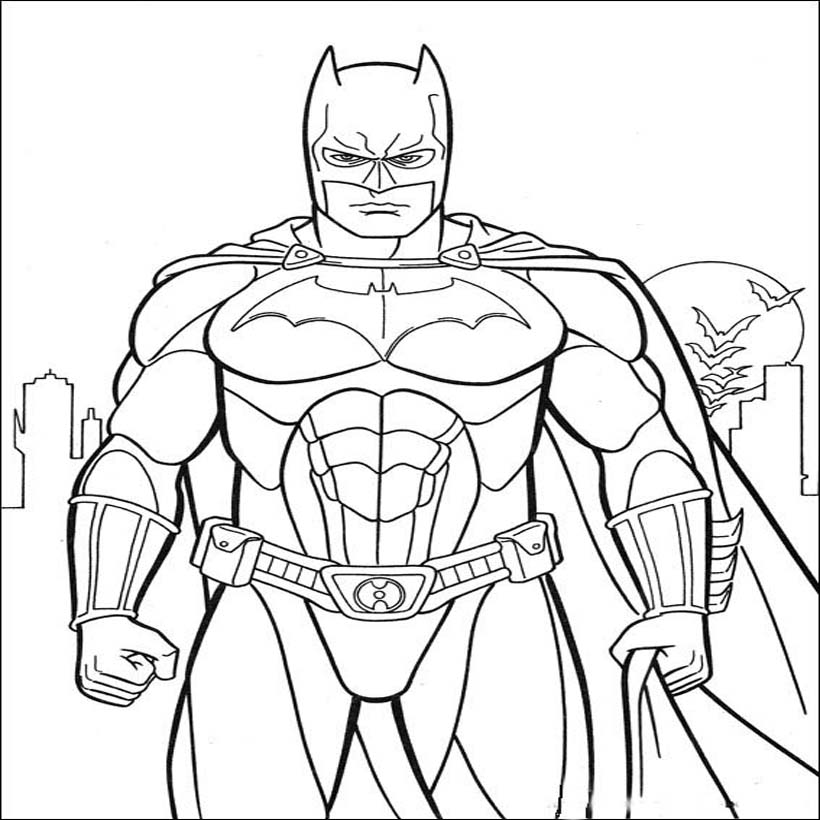 140+ Batman Coloring Pages 133