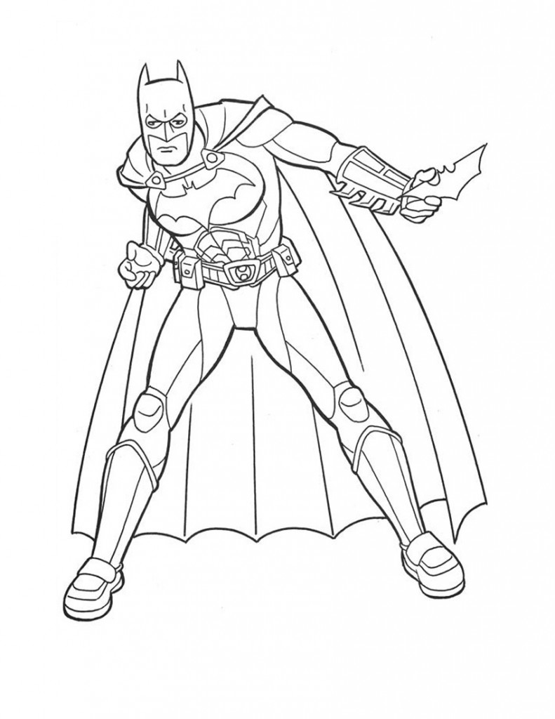 140+ Batman Coloring Pages 136