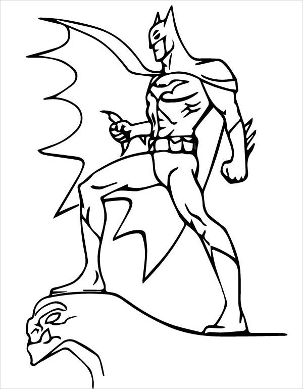 140+ Batman Coloring Pages 17