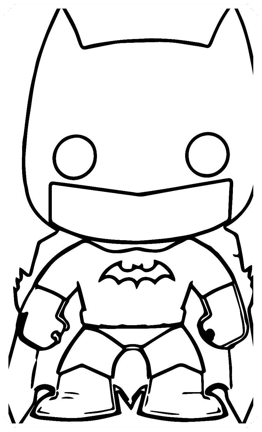 140+ Batman Coloring Pages 18