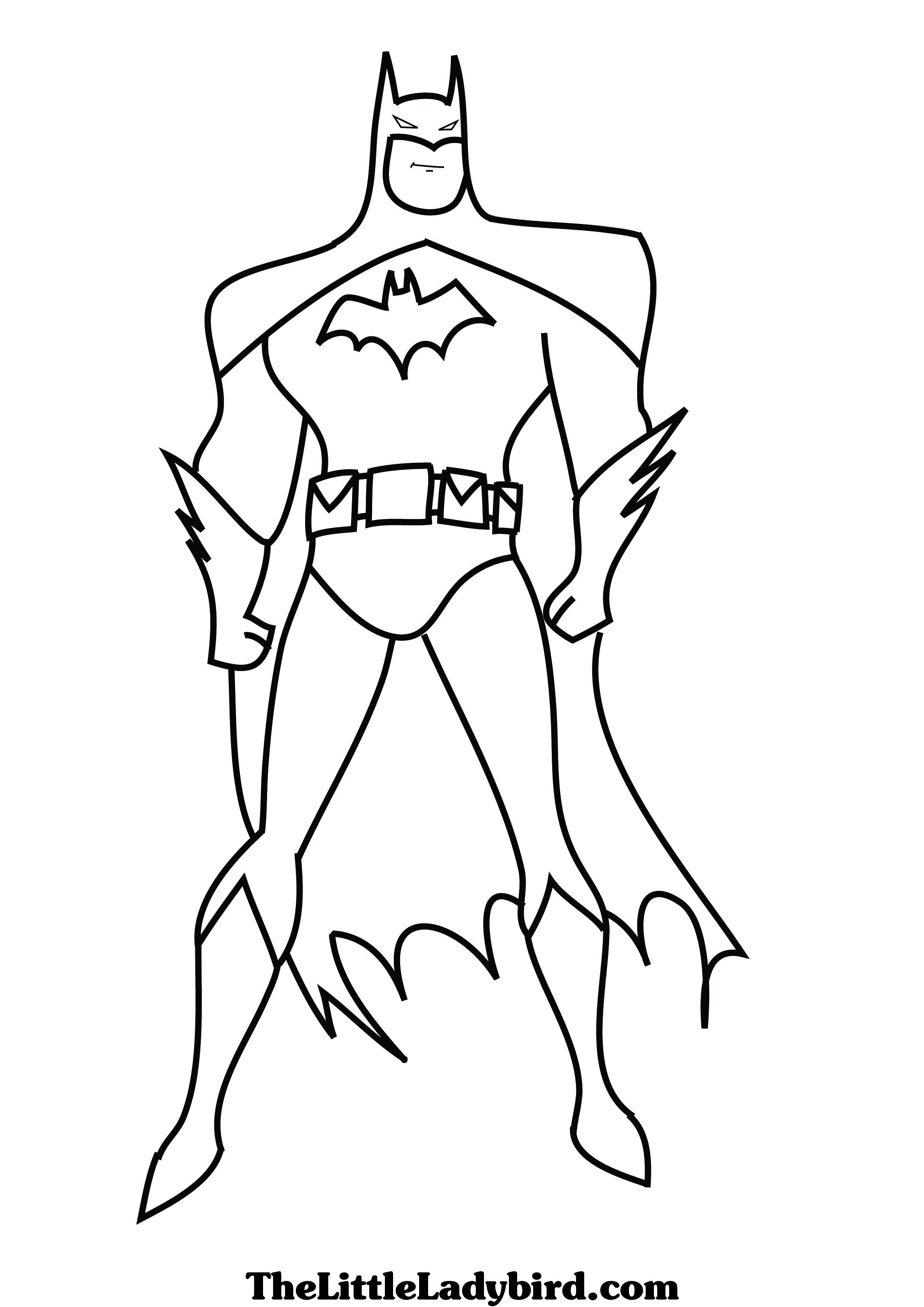 140+ Batman Coloring Pages 20