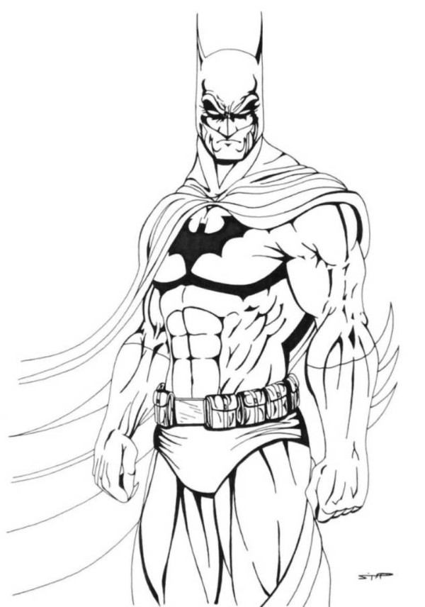 140+ Batman Coloring Pages 27