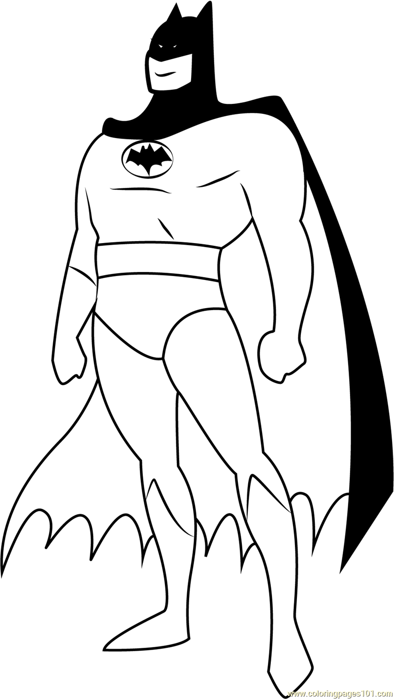 140+ Batman Coloring Pages 28