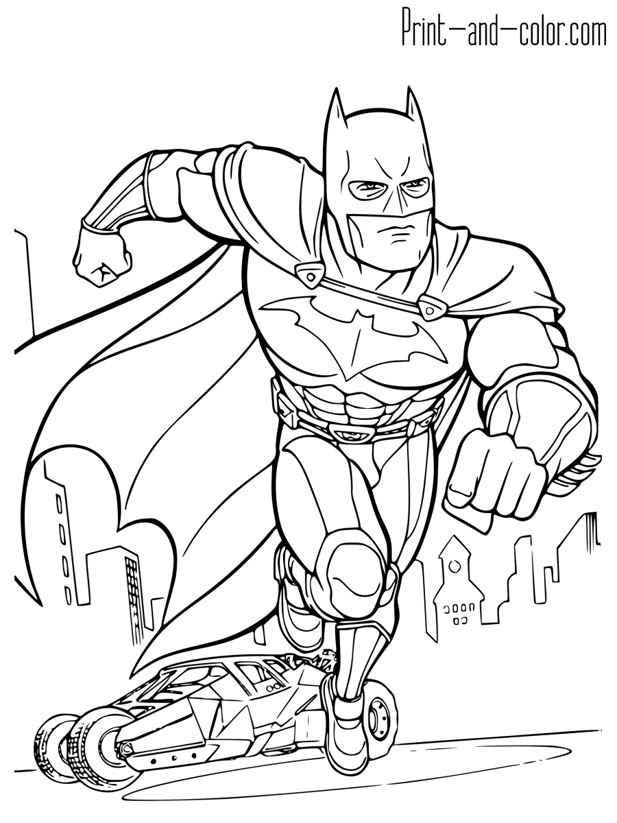 140+ Batman Coloring Pages 37