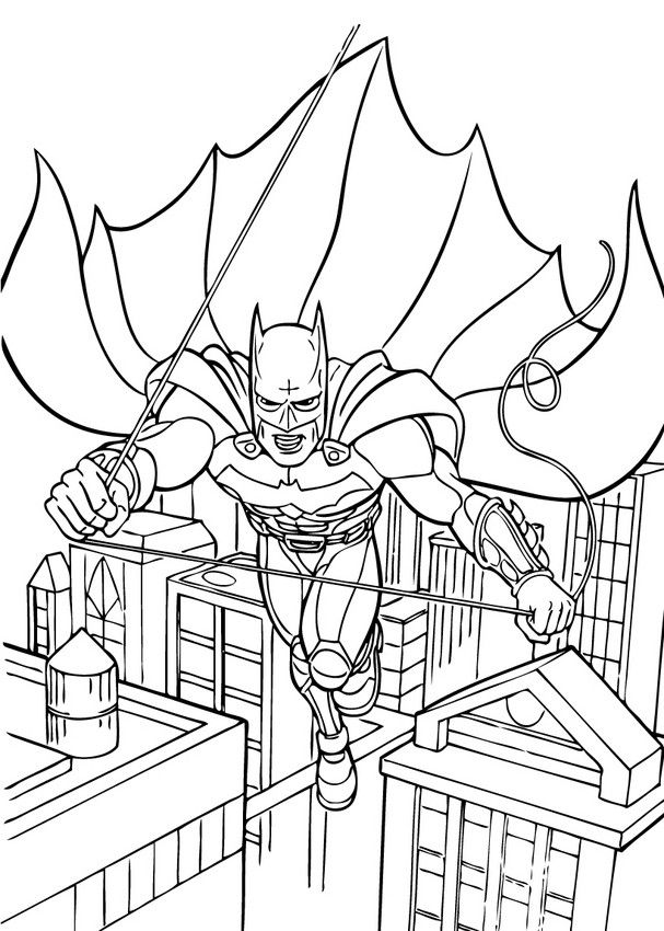 140+ Batman Coloring Pages 40