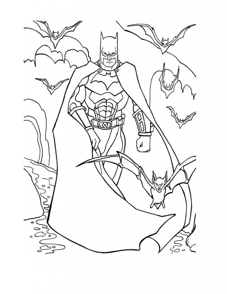 140+ Batman Coloring Pages 44