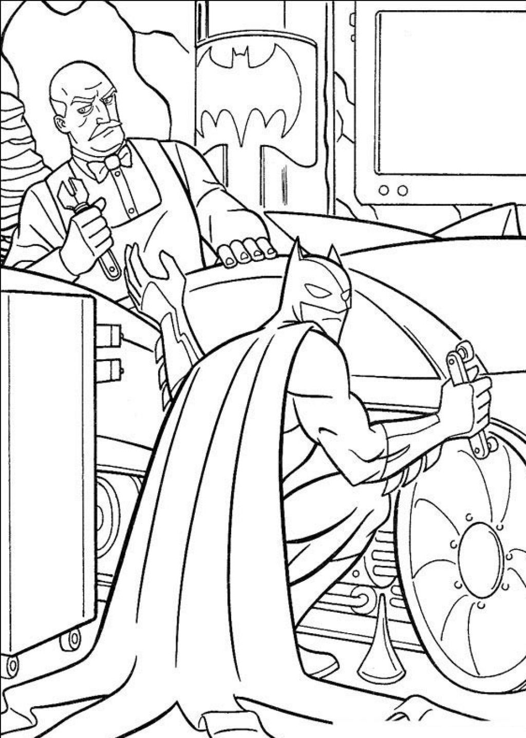 140+ Batman Coloring Pages 59