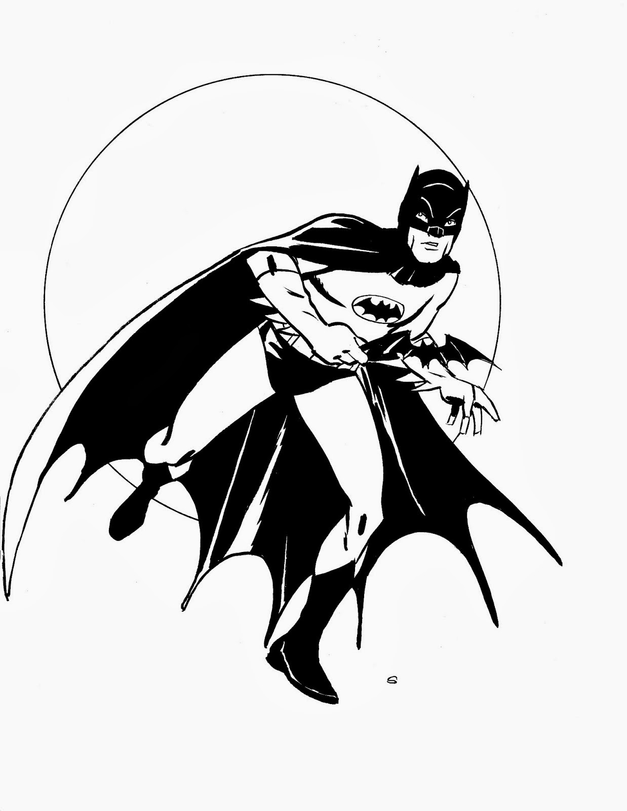 140+ Batman Coloring Pages 7