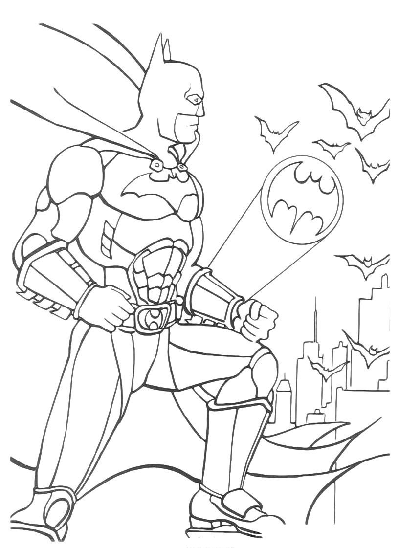 140+ Batman Coloring Pages 71