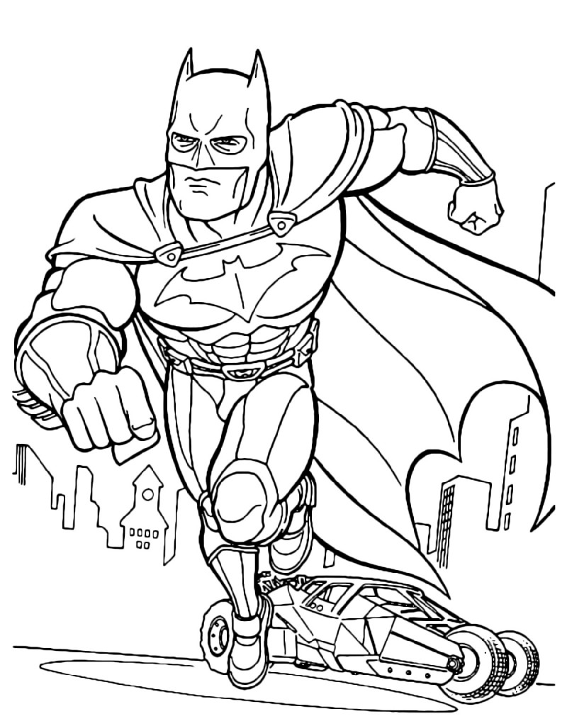 140+ Batman Coloring Pages 73