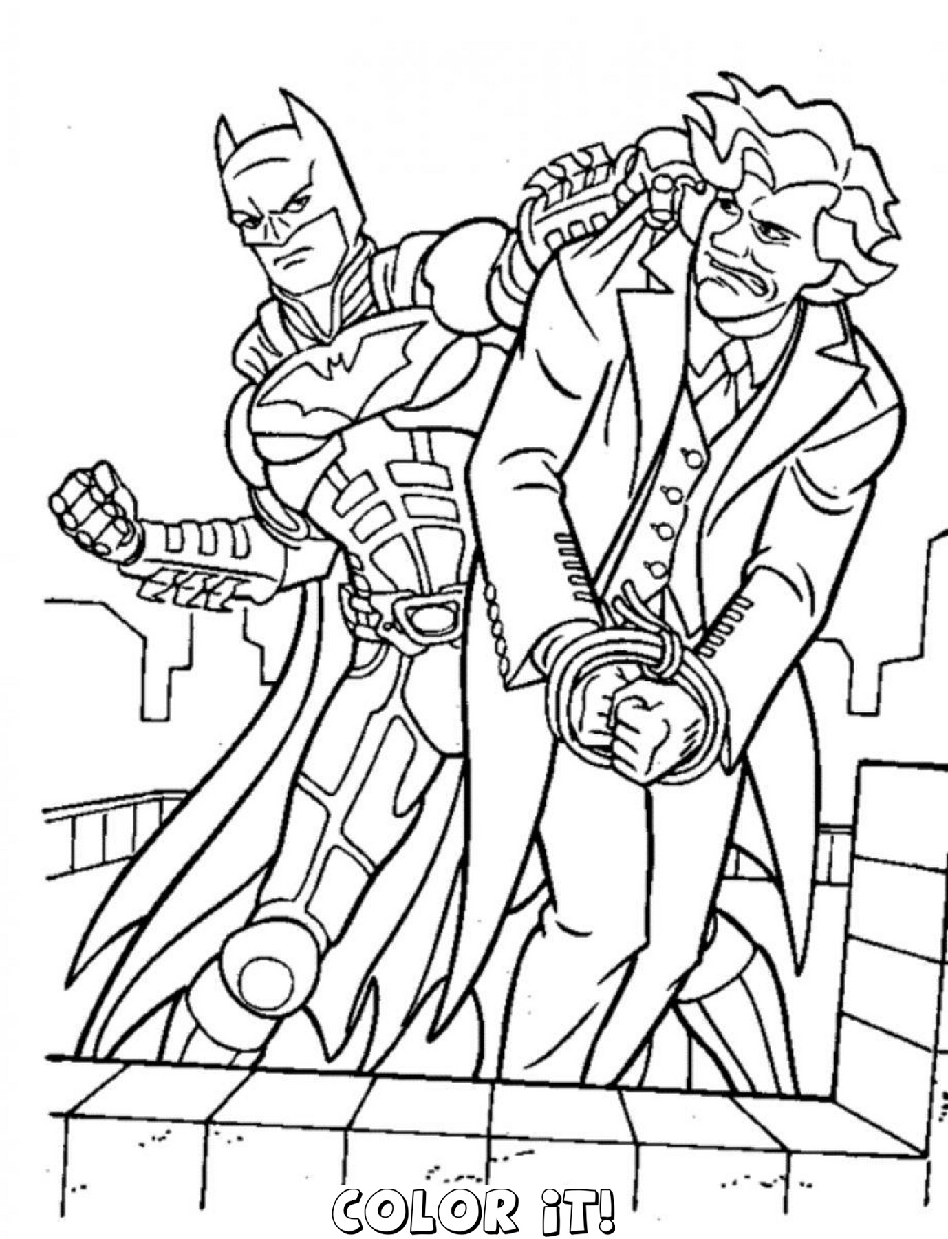 140+ Batman Coloring Pages 84