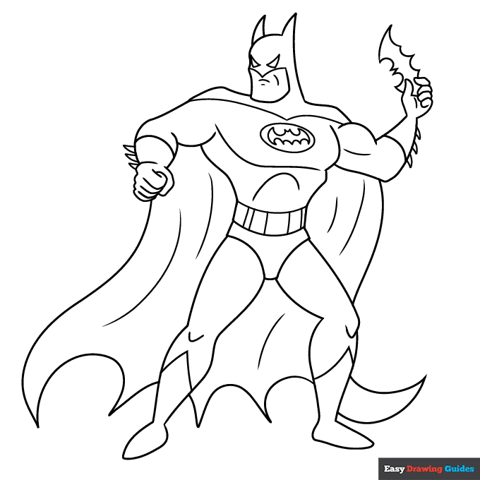 140+ Batman Coloring Pages 9