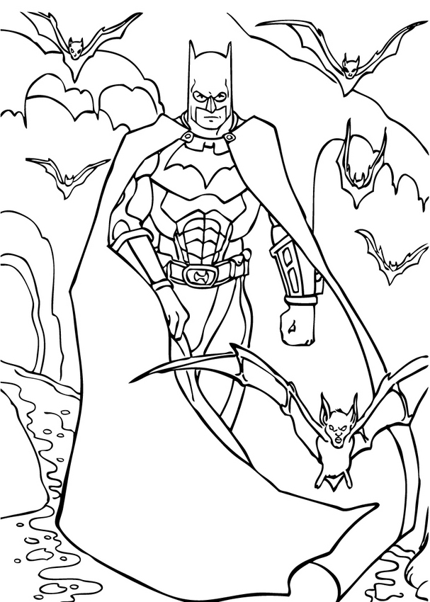 140+ Batman Coloring Pages 92