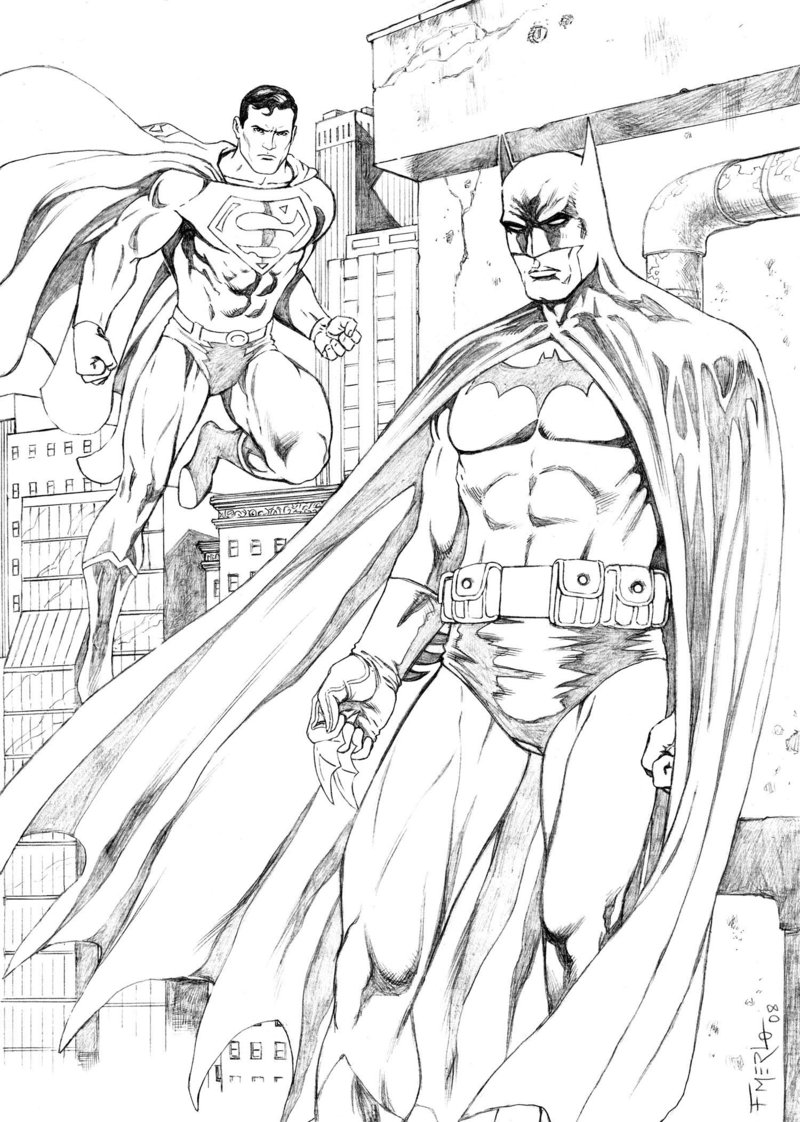 140+ Batman Coloring Pages 95