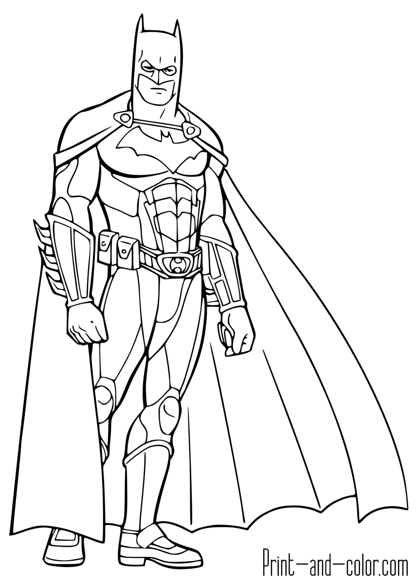 140+ Batman Coloring Pages 99