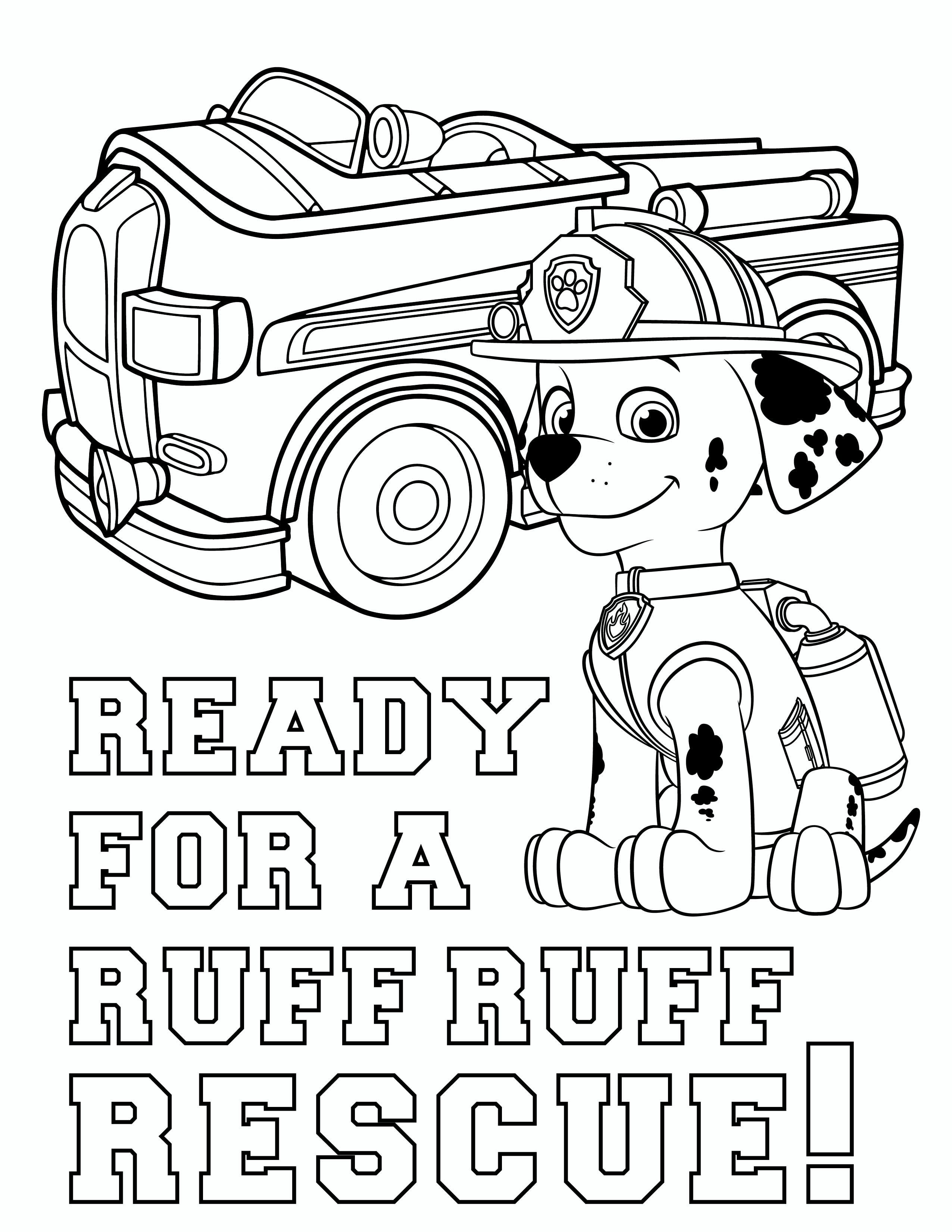 169+ Paw Patrol Coloring Pages FREE Printable 1