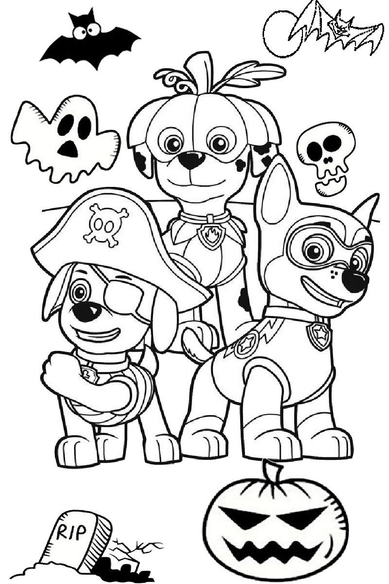 169+ Paw Patrol Coloring Pages FREE Printable 102