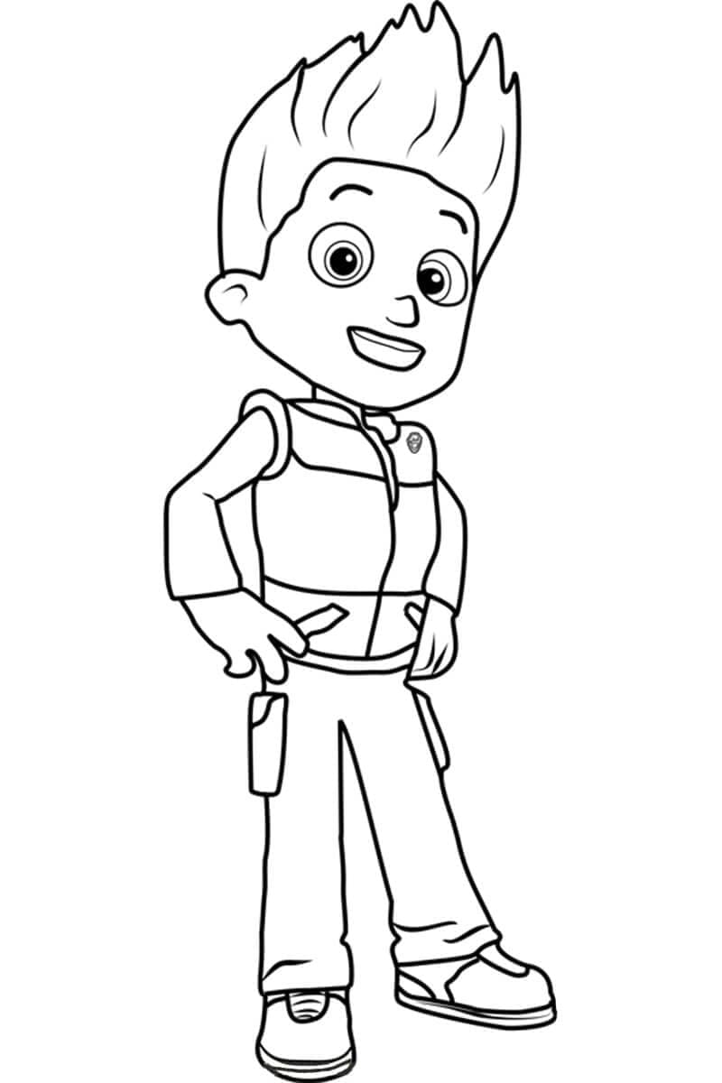 169+ Paw Patrol Coloring Pages FREE Printable 103