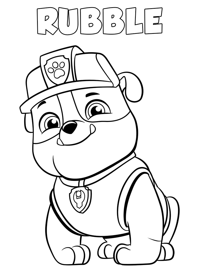 169+ Paw Patrol Coloring Pages FREE Printable 108