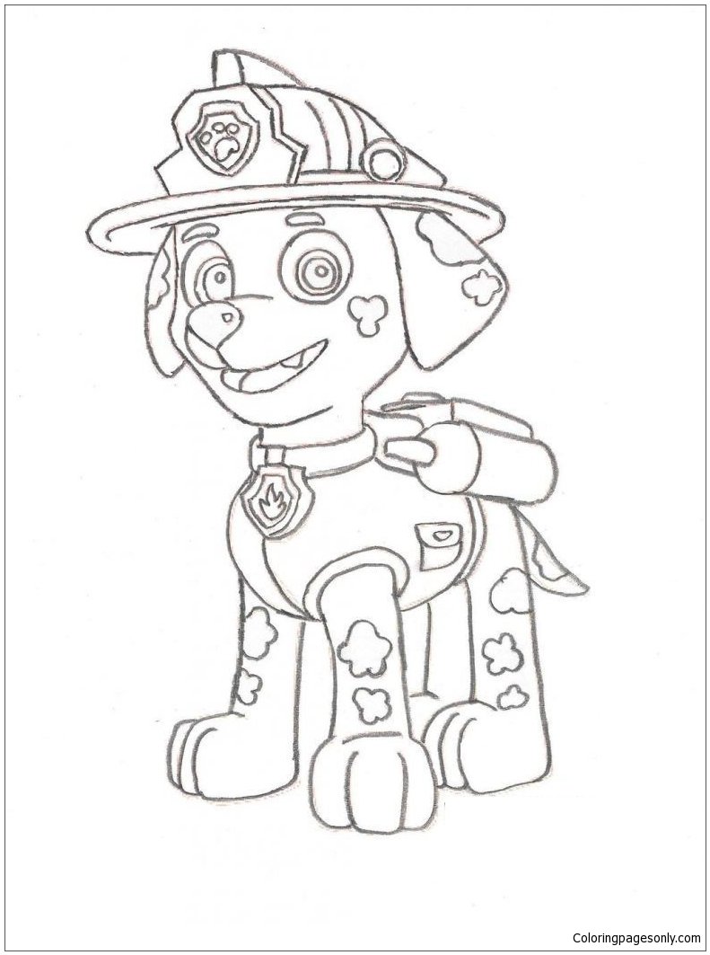 169+ Paw Patrol Coloring Pages FREE Printable 119