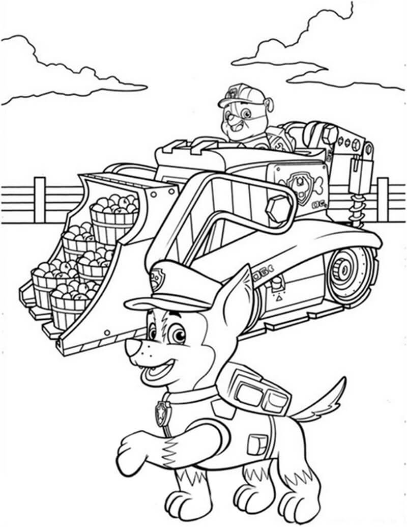 169+ Paw Patrol Coloring Pages FREE Printable 122