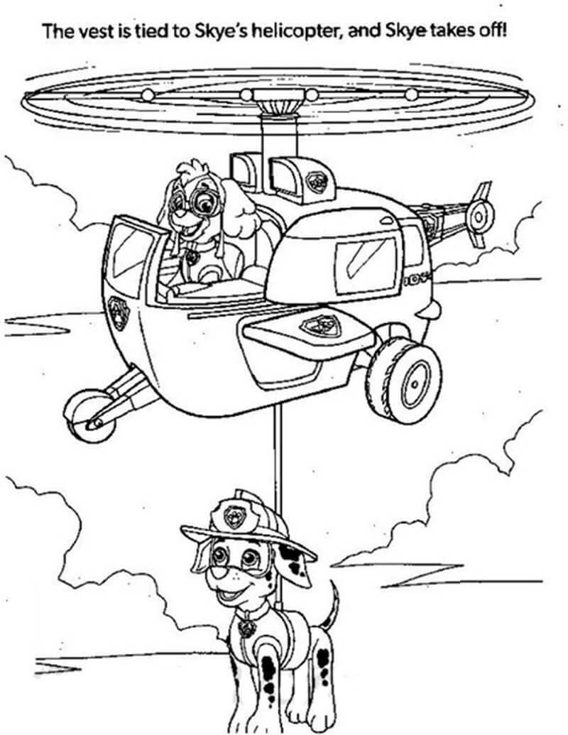 169+ Paw Patrol Coloring Pages FREE Printable 133