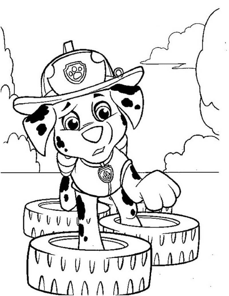 169+ Paw Patrol Coloring Pages FREE Printable 134